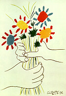 von Picasso anllich des Geburtstags Weigels 1958.